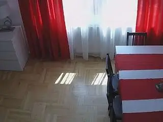 Camsoda Nude Webcam of voyeurcam-julmodels-dining-2