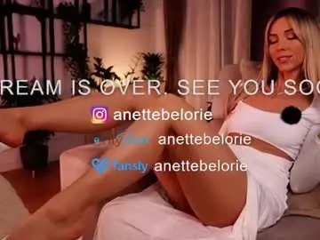 Chaturbate Best live sex cam show of anette_belorie