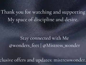 Chaturbate Free Live Porn of wonders_feet