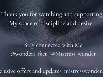 Chaturbate Private Sex Chat of wonders_feet