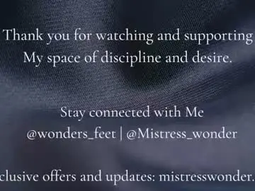Chaturbate Live Sex of wonders_feet
