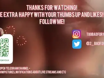 Chaturbate Live Porn of 2badforyou
