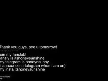 Chaturbate Best live sex cam show of honey_sunshine