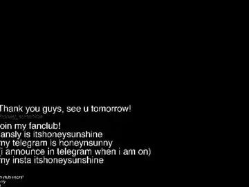 Chaturbate Live Porn of honey_sunshine