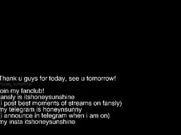 Chaturbate Live Porn of honey_sunshine