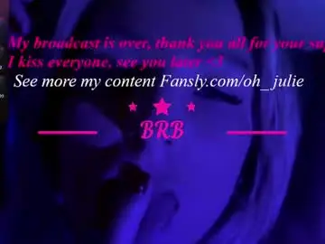 Chaturbate Adult Video Chat of oh_julie