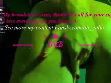 Chaturbate Live Sex Cam of oh_julie